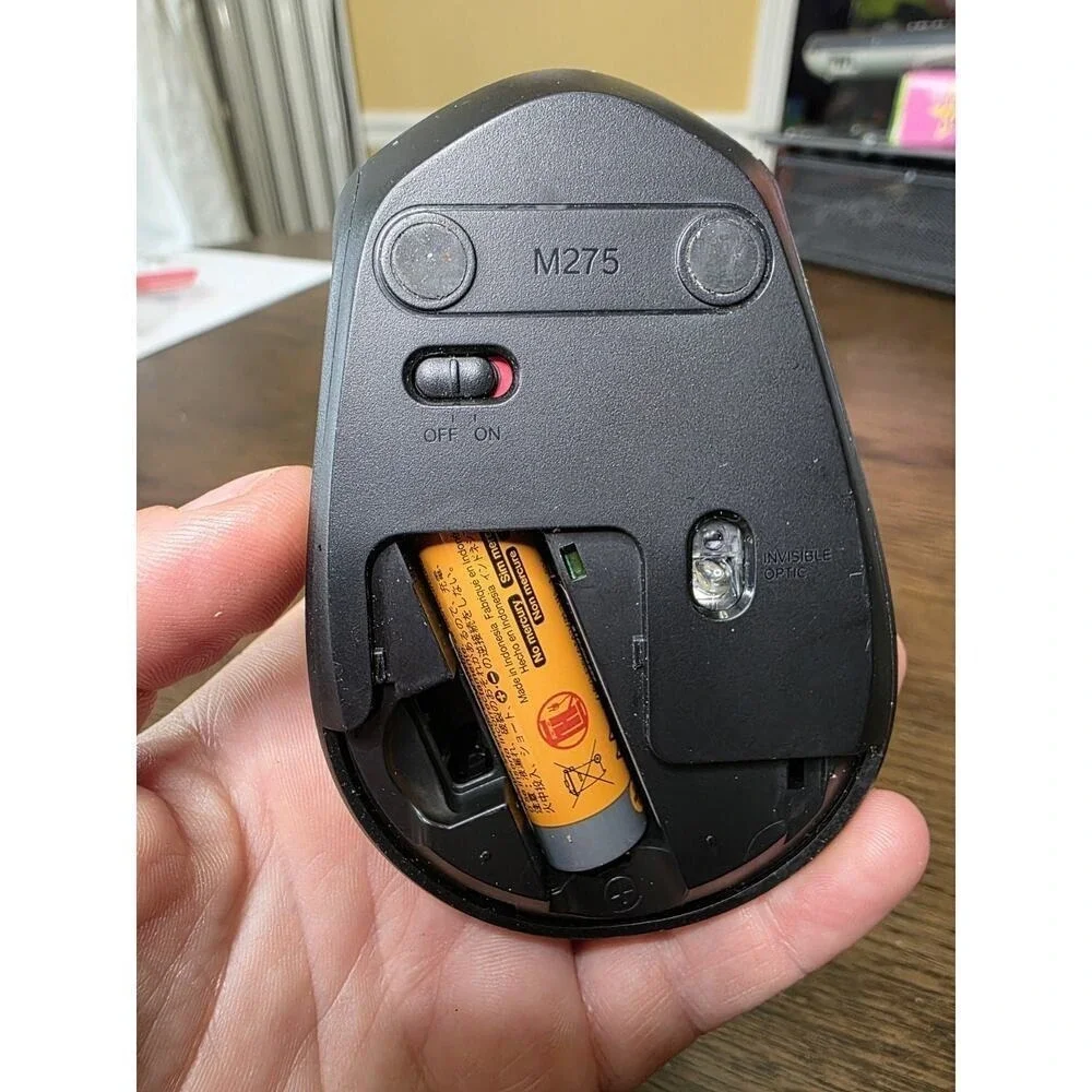 Logitech M275 Wireless Computer Mouse No USB Receiver Dongle